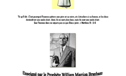 Comment se marier selon Malachie 4