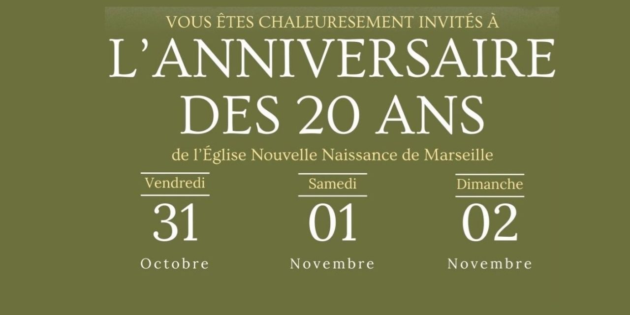 L’Eglise Nouvelle Naissance fête ses 20 ans !