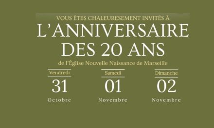 L’Eglise Nouvelle Naissance fête ses 20 ans !