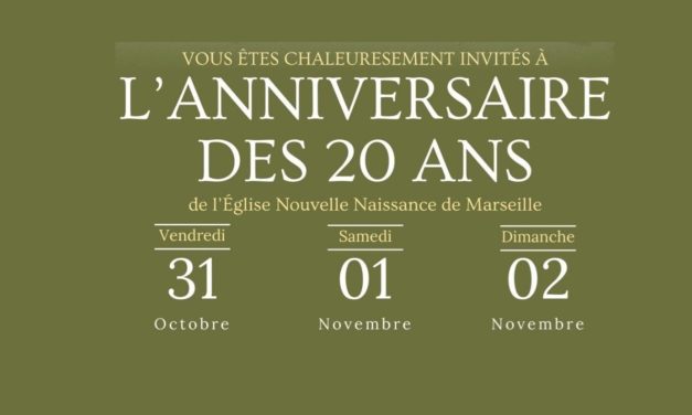 L’Eglise Nouvelle Naissance fête ses 20 ans !